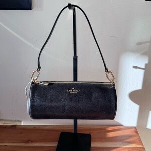 Kate Spade Roulette Glazed Leather Medium Round Shoulder Bag NWT